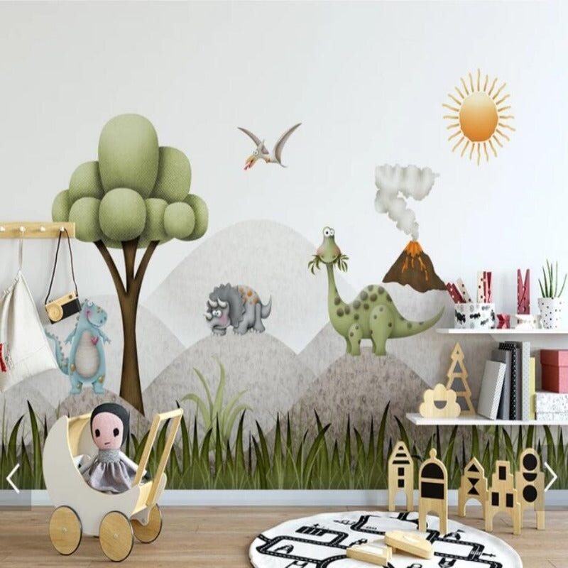 Tapisserie Papier Peint Dinosaure | Le Petit Intissé