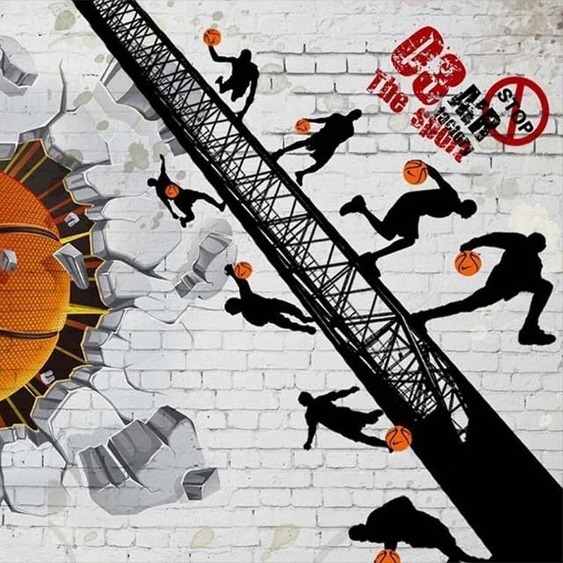 Papier Peint Basket Ball | Le Petit Intissé