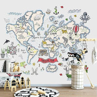 Thumbnail for Papier Peint Carte au Trésor | Le Petit Intissé