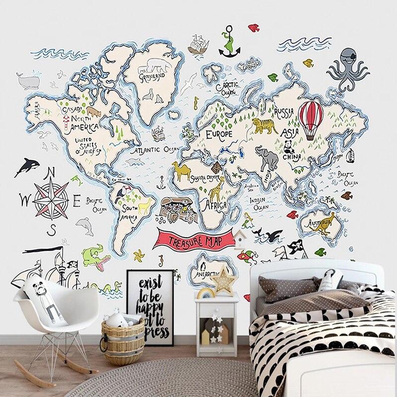 Papier Peint Carte au Trésor | Le Petit Intissé