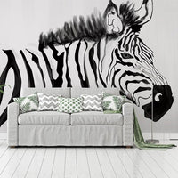 Thumbnail for Papier Peint Zèbre Noir et Blanc | Le Petit Intissé