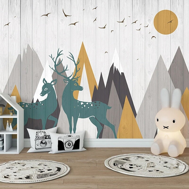 Papier Peint Trompe l’œil Chambre Garçon | Le Petit Intissé