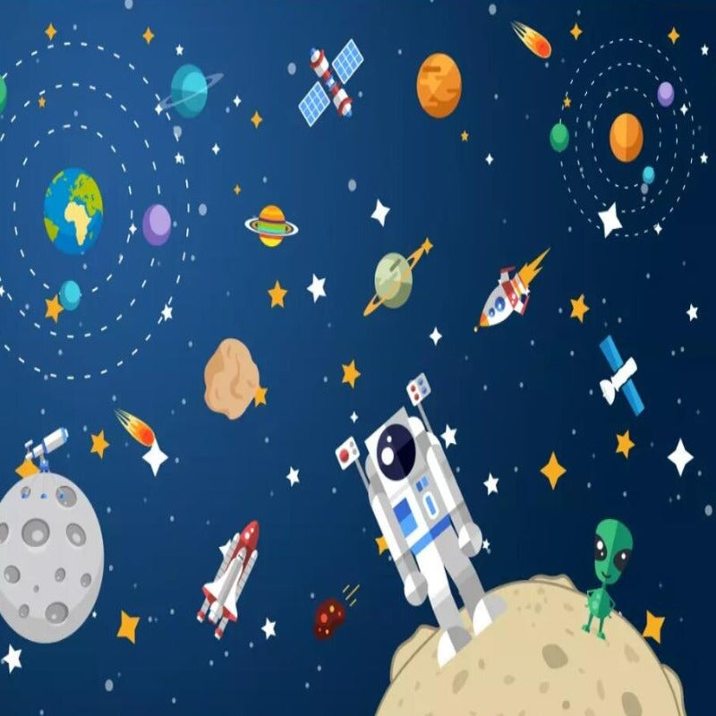 Papier Peint Espace Planète | Le Petit Intissé
