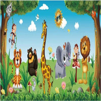 Thumbnail for Papier Peint Animaux de la Jungle | Le Petit Intissé