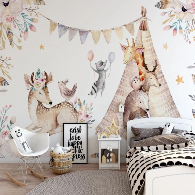 Papier Peint Animaux Forêt | Le Petit Intissé