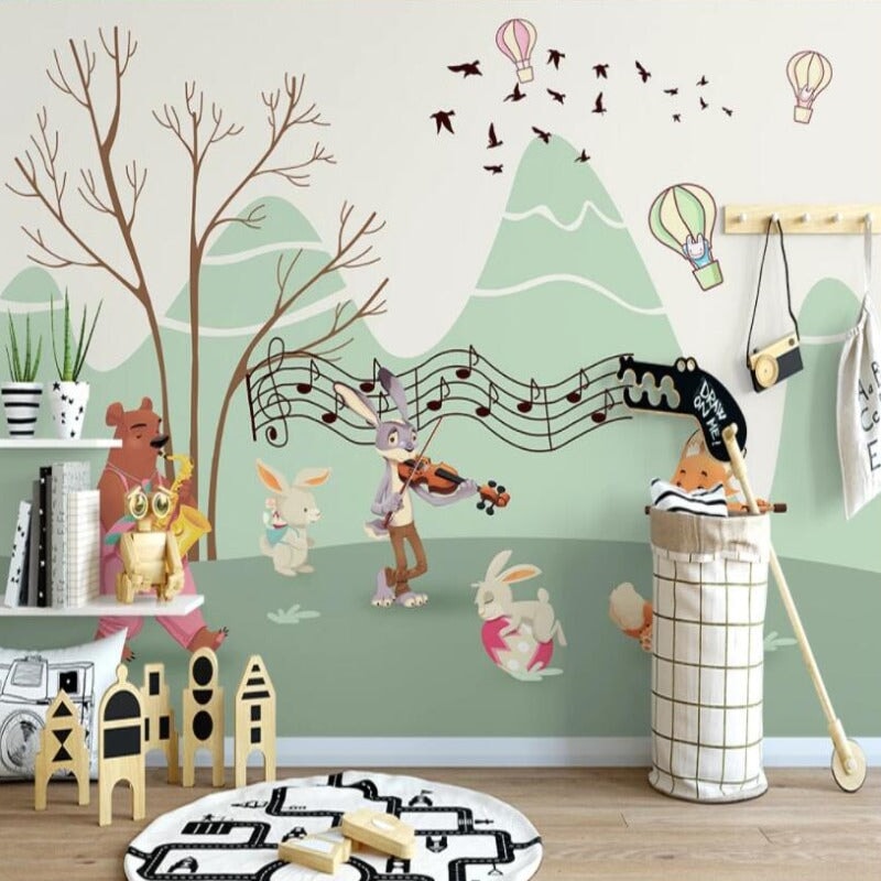 Papier Peint Fresque Animaux | Le Petit Intissé