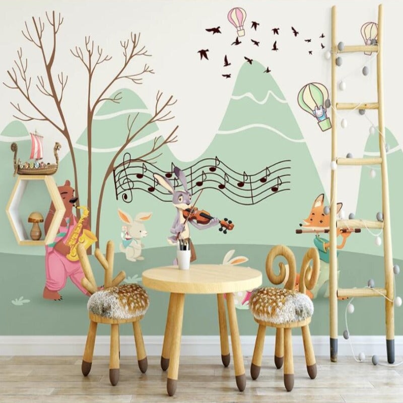 Papier Peint Fresque Animaux | Le Petit Intissé