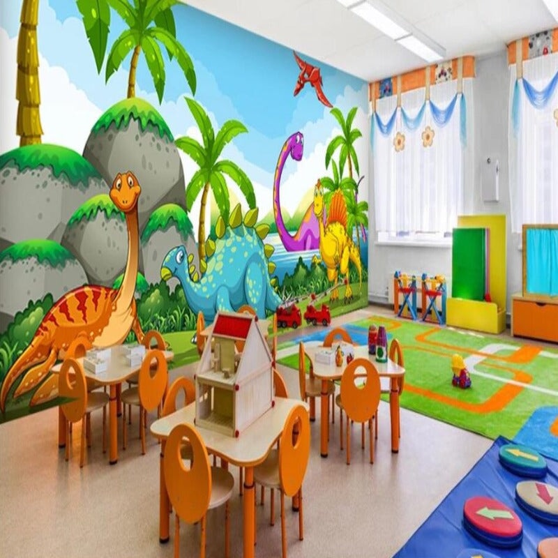 Papier Peint Mural Dinosaure | Le Petit Intissé