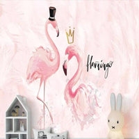 Thumbnail for Papier Peint Flamingo | Le Petit Intissé