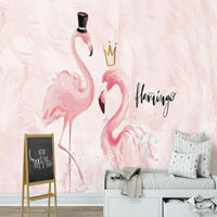 Thumbnail for Papier Peint Flamingo | Le Petit Intissé