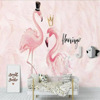 Thumbnail for Papier Peint Flamingo | Le Petit Intissé