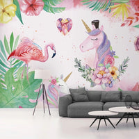 Thumbnail for Papier Peint Flamant Rose Déco | Le Petit Intissé