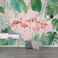 Thumbnail for Papier Peint Tête de Lit Flamant Rose | Le Petit Intissé