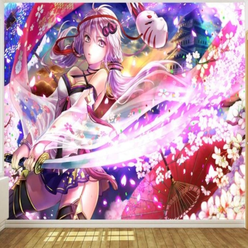 Papier Peint Manga Hatsune Miku | Le Petit Intissé