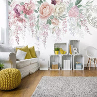 Thumbnail for Papier Peint Grosse Fleur Pastel | Le Petit Intissé