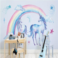 Thumbnail for Papier Peint Licorne <br/> Arc-en-Ciel