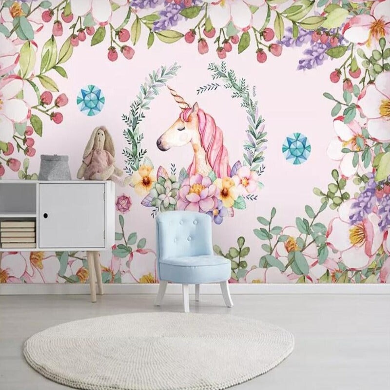 Papier Peint Mural Licorne | Le Petit Intissé