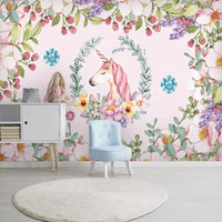 Thumbnail for Papier Peint Mural Licorne | Le Petit Intissé