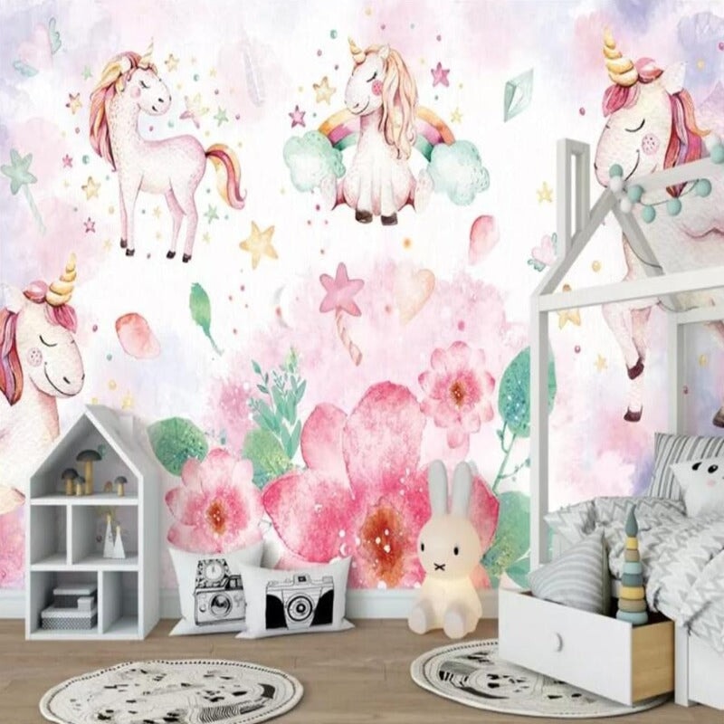 Papier Peint de Licorne | Le Petit Intissé