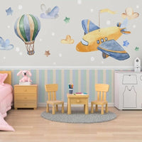 Thumbnail for Papier Peint Avion Garçon | Le Petit Intissé