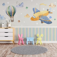 Thumbnail for Papier Peint Avion Garçon | Le Petit Intissé