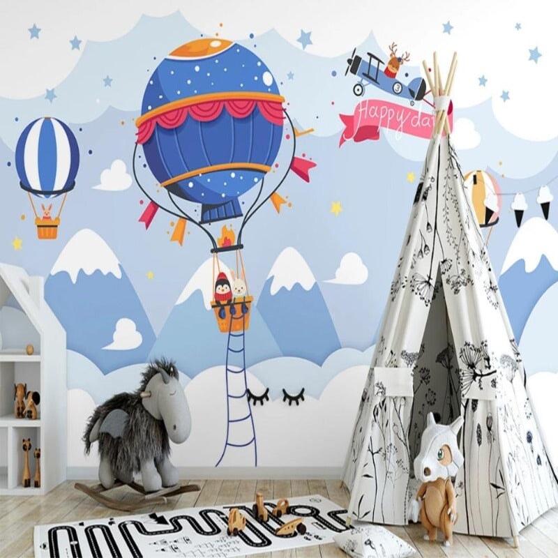 Papier Peint Montagne Bébé | Le Petit Intissé