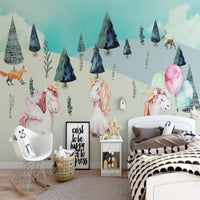 Thumbnail for Papier Peint Panoramique Licorne | Le Petit Intissé