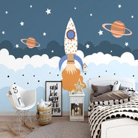 Thumbnail for Papier Peint Spatial | Le Petit Intissé