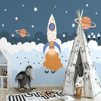 Thumbnail for Papier Peint Spatial | Le Petit Intissé