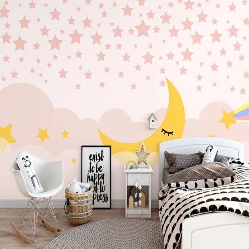 Papier Peint Motif Fille | Le Petit Intissé