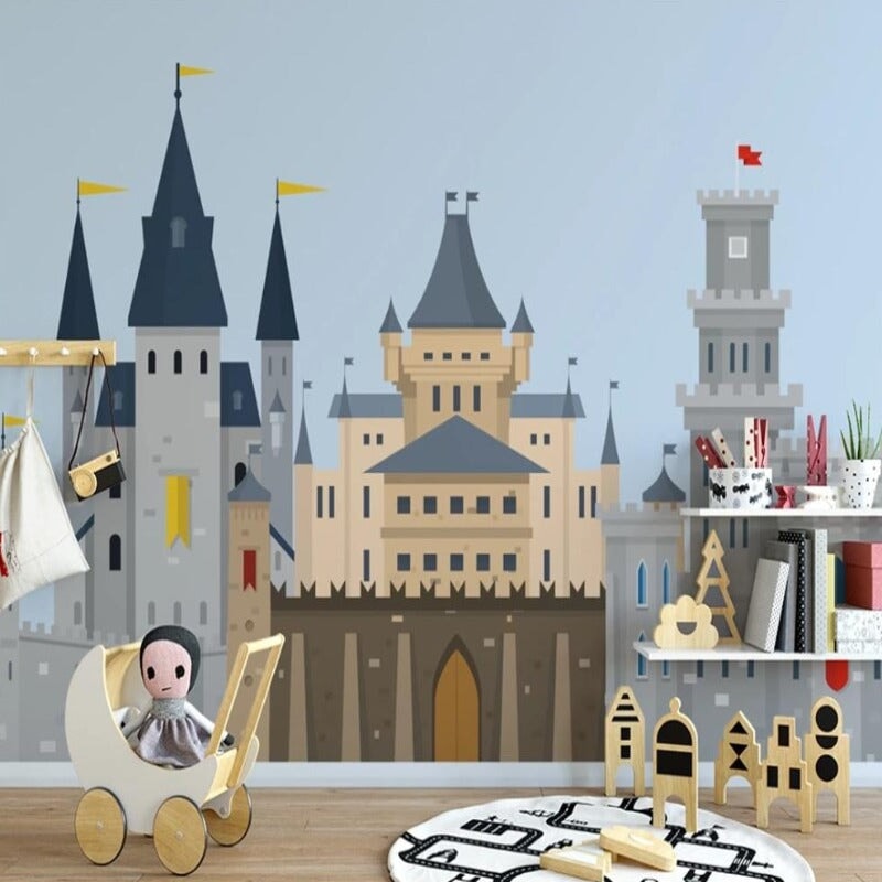 Papier Peint Château Fort | Le Petit Intissé