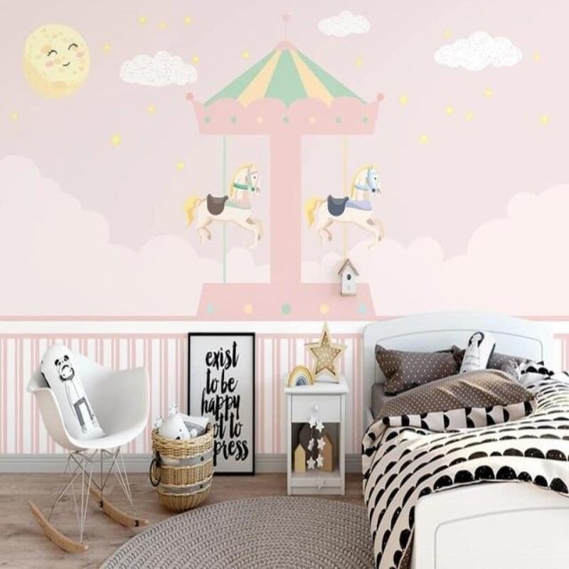 Papier Peint Carrousel | Le Petit Intissé