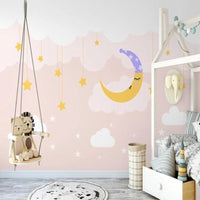 Thumbnail for Papier Peint Nuage Rose | Le Petit Intissé