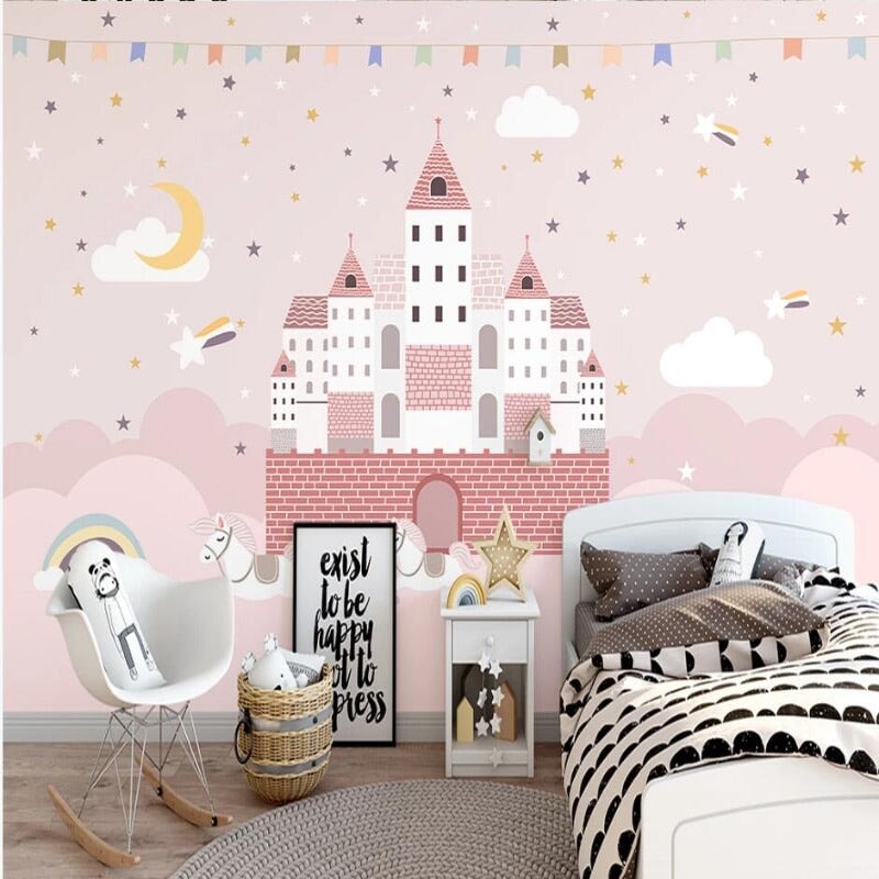 Papier Peint Château de Princesse | Le Petit Intissé