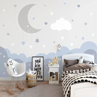 Thumbnail for Papier Peint Gris avec Nuage | Le Petit Intissé