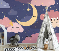 Thumbnail for Papier Peint Etoile <br/> Lune Etoilée