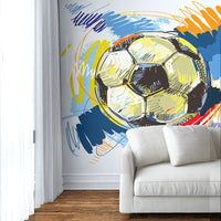 Thumbnail for Papier Peint Ballon de Foot | Le Petit Intissé