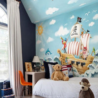 Thumbnail for Papier Peint Bateau Pirate | Le Petit Intissé