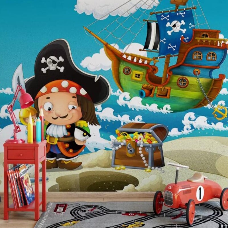 Papier Peint Thème Pirate | Le Petit Intissé