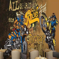 Thumbnail for Papier Peint Moto Cross | Le Petit Intissé
