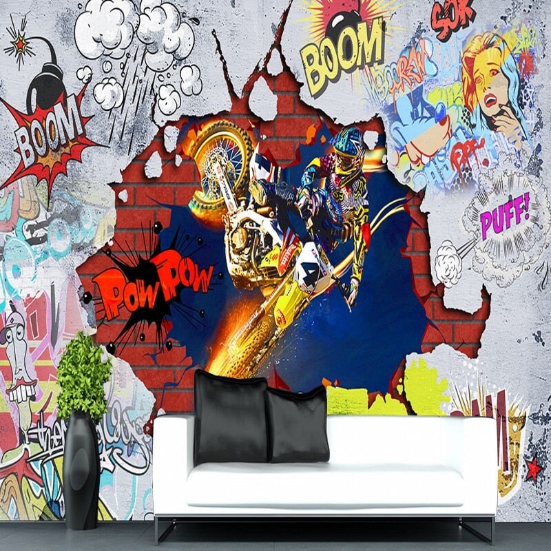 Papier Peint Moto Cross KTM | Le Petit Intissé