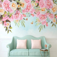 Thumbnail for Papier Peint Motif Fleur Rose | Le Petit Intissé