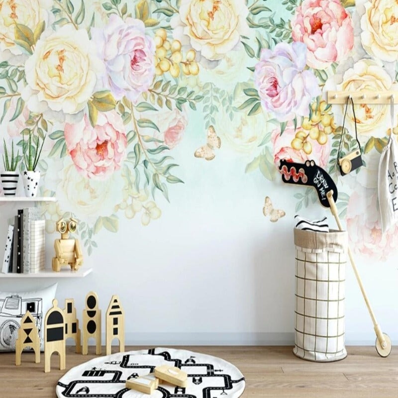 Papier Peint Fleur Géante | Le Petit Intissé