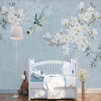 Thumbnail for Papier Peint Oiseaux Romantiques | Le Petit Intissé