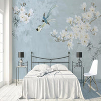 Thumbnail for Papier Peint Oiseaux Romantiques | Le Petit Intissé