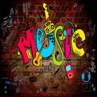 Thumbnail for Papier Peint Motif Musique | Le Petit Intissé