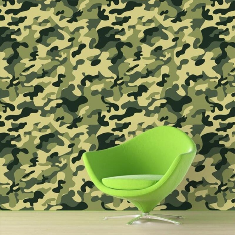 Papier Peint Camouflage Militaire | Le Petit Intissé