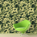 Papier Peint Camouflage Militaire | Le Petit Intissé