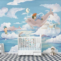 Thumbnail for Poster Papier Peint Dauphin | Le Petit Intissé