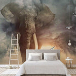 Papier Peint Éléphant pour Chambre Ado  | Le Petit Intissé